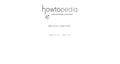Desktop Screenshot of howtopedia.org